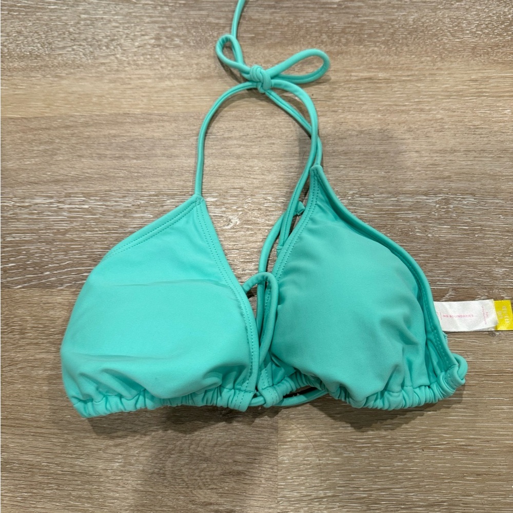 Light blue bikini top